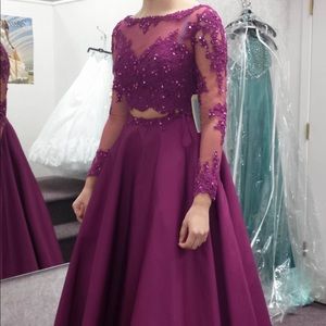 two piece prom dress!